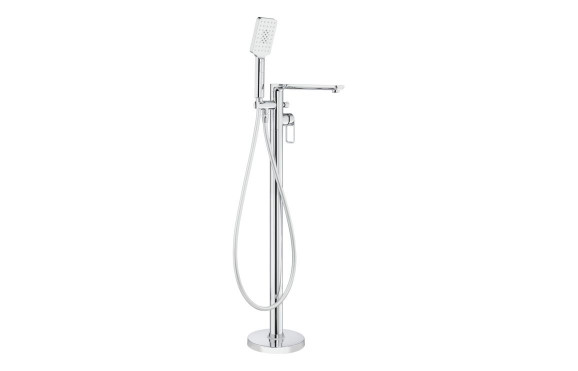 Abode Levarto Floor Standing Bath Shower Mixer - Chrome