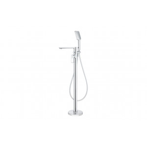Abode Levarto Floor Standing Bath Shower Mixer - Chrome Abode Levarto Floor Standing Bath Shower Mixer - Chrome