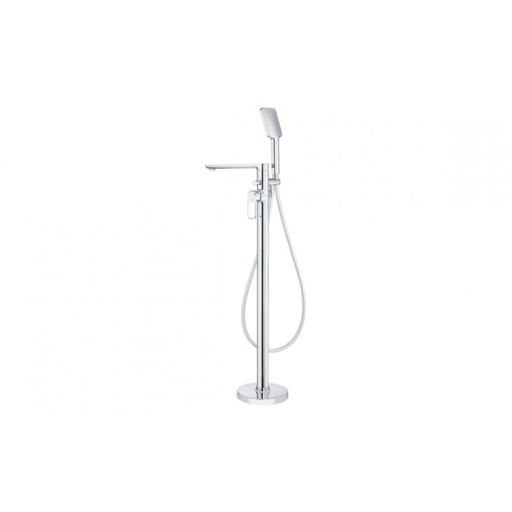 Abode Levarto Floor Standing Bath Shower Mixer - Chrome