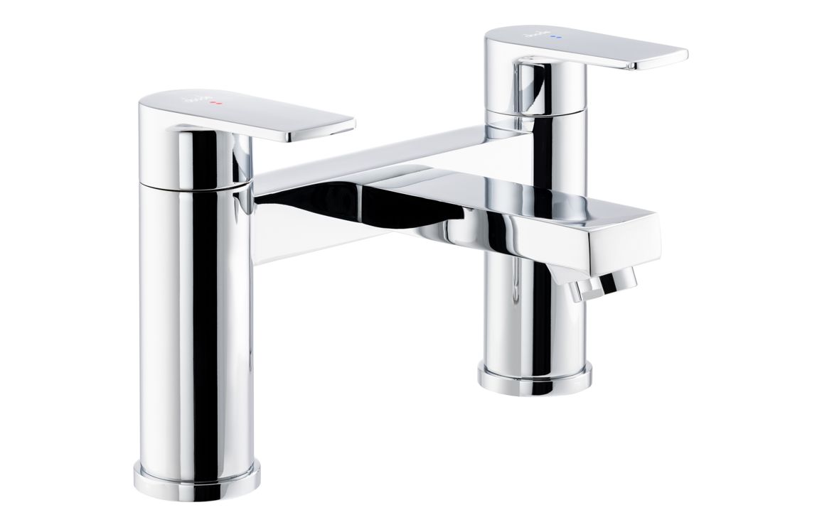 Abode Aquip Deck Mounted Bath Filler - Chrome Abode Aquip Deck Mounted Bath Filler - Chrome