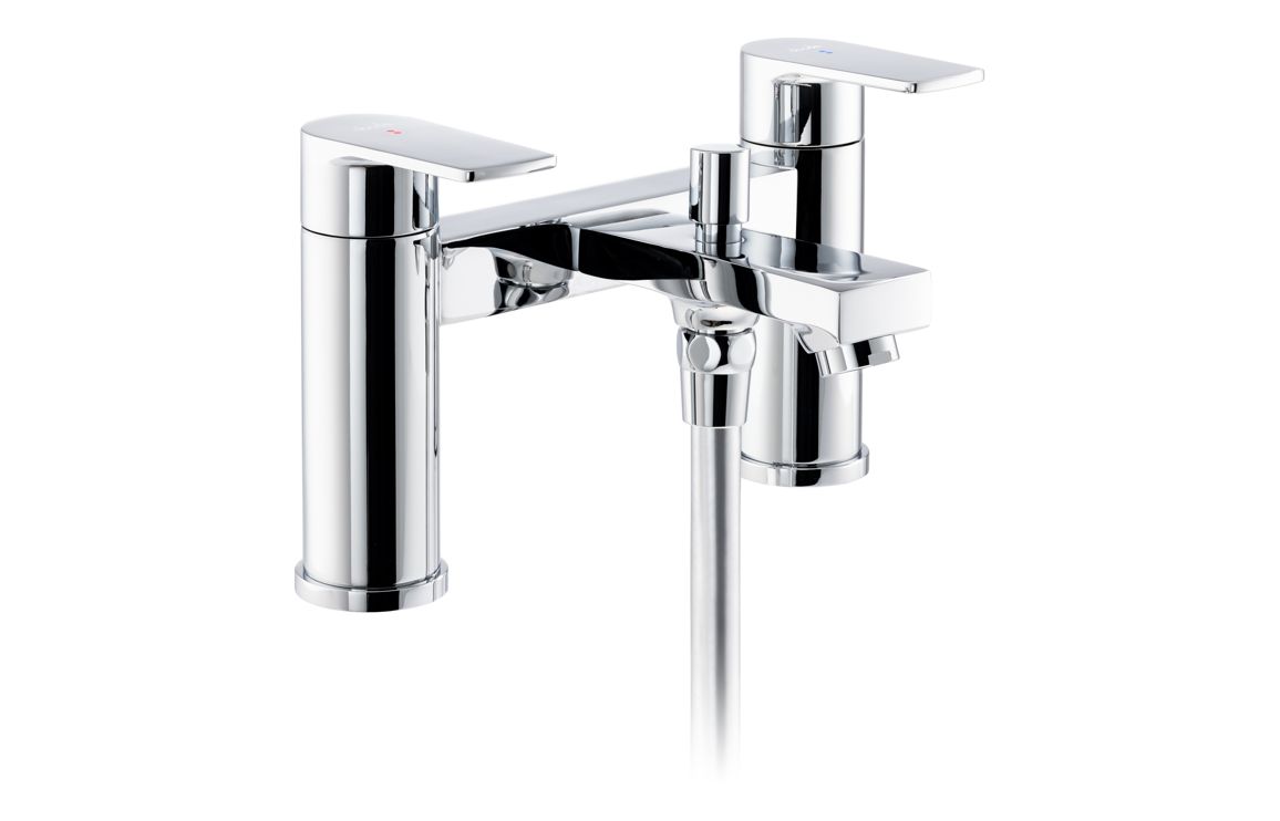 Abode Aquip Deck Mounted Bath Shower Mixer - Chrome Abode Aquip Deck Mounted Bath Shower Mixer - Chrome