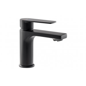 Abode Aquip Basin Mixer - Matt Black