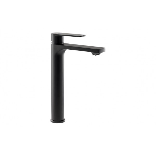 Abode Aquip Tall Basin Mixer - Matt Black Bathroom Taps