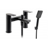 Abode Aquip Deck Mounted Bath Shower Mixer - Matt Black