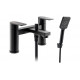 Abode Aquip Deck Mounted Bath Shower Mixer - Matt Black Abode Aquip Deck Mounted Bath Shower Mixer - Matt Black
