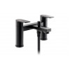 Abode Aquip Deck Mounted Bath Shower Mixer - Matt Black
