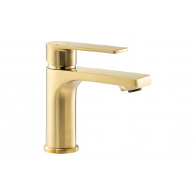 Abode Aquip Basin Mixer - Brushed Brass