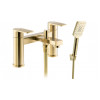 Abode Aquip Deck Mounted Bath Shower Mixer - Brushed Brass