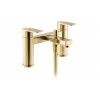 Abode Aquip Deck Mounted Bath Shower Mixer - Brushed Brass
