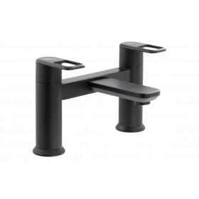 Abode Levarto Deck Mounted Bath Filler - Matt Black