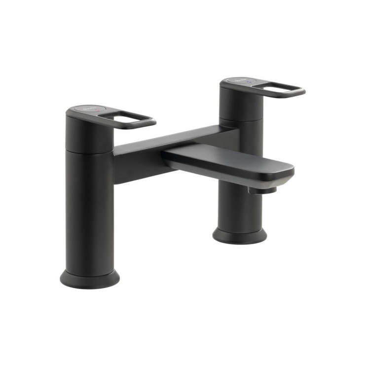 Abode Levarto Deck Mounted Bath Filler - Matt Black Abode Levarto Deck Mounted Bath Filler - Matt Black