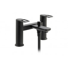 Abode Levarto Deck Mounted Bath Shower Mixer - Matt Black