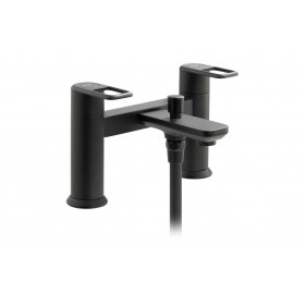 Abode Levarto Deck Mounted Bath Shower Mixer - Matt Black