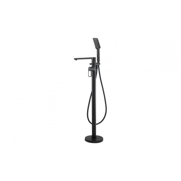 Abode Levarto Floor Standing Bath Shower Mixer - Matt Black Abode Levarto Floor Standing Bath Shower Mixer - Matt Black