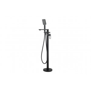 Abode Levarto Floor Standing Bath Shower Mixer - Matt Black Abode Levarto Floor Standing Bath Shower Mixer - Matt Black