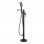 Abode Levarto Floor Standing Bath Shower Mixer - Matt Black