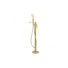 Abode Levarto Floor Standing Bath Shower Mixer - Brushed Brass