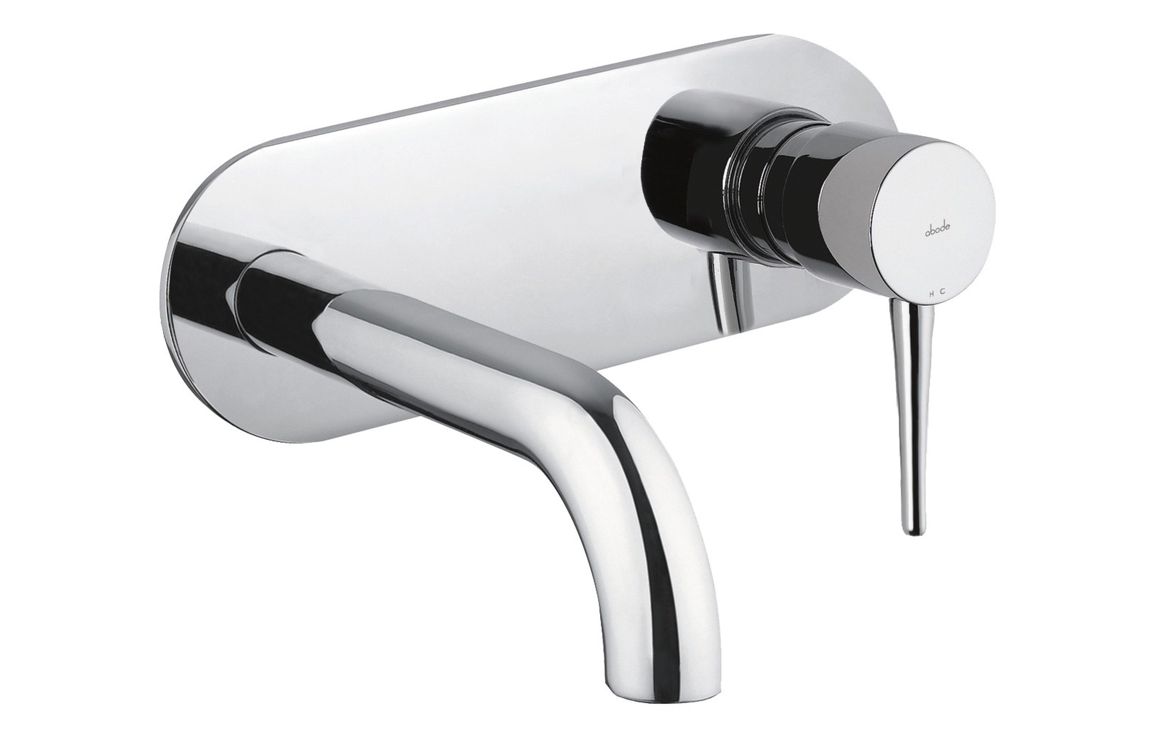 Abode Chao Wall Mounted Basin Mixer - Chrome Abode Chao Wall Mounted Basin Mixer - Chrome