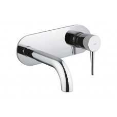 Abode Chao Wall Mounted Basin Mixer - Chrome