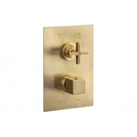 Abode Serenitie Concealed Shower (2 Exit) - Antique Brass