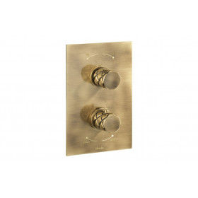 Abode Kite Concealed Shower (2 Exit) - Antique Brass