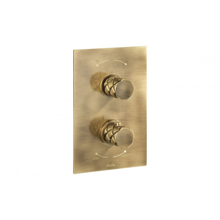 Abode Kite Concealed Shower (2 Exit) - Antique Brass