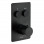 Abode Uno Concealed Push Button Shower (2 Exit) - Matt Black