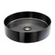 Abode Iox 375mm Round Steel Basin - PVD Black