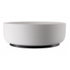 Abode Cava Round Basin Plinth - Matt Black
