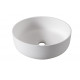 Abode Cava 375mm Round Basin - Chalk White