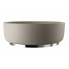 Abode Cava Round Basin Plinth - Chrome