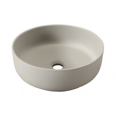 Abode Cava 375mm Round Basin - Pebble Grey
