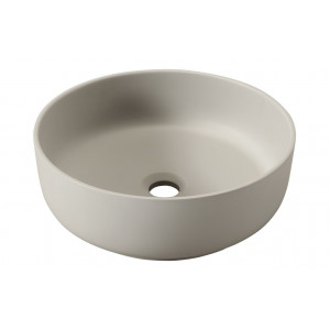 Abode Cava 375mm Round Basin - Pebble Grey
