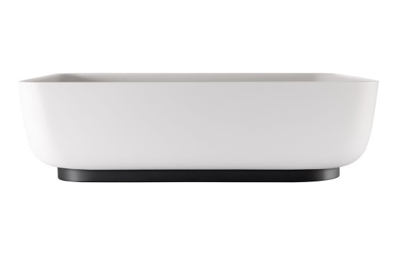 Abode Cava Tablet Basin Plinth - Matt Black Abode Cava Tablet Basin Plinth - Matt Black