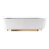 Abode Cava 450x350mm Tablet Basin - Chalk White