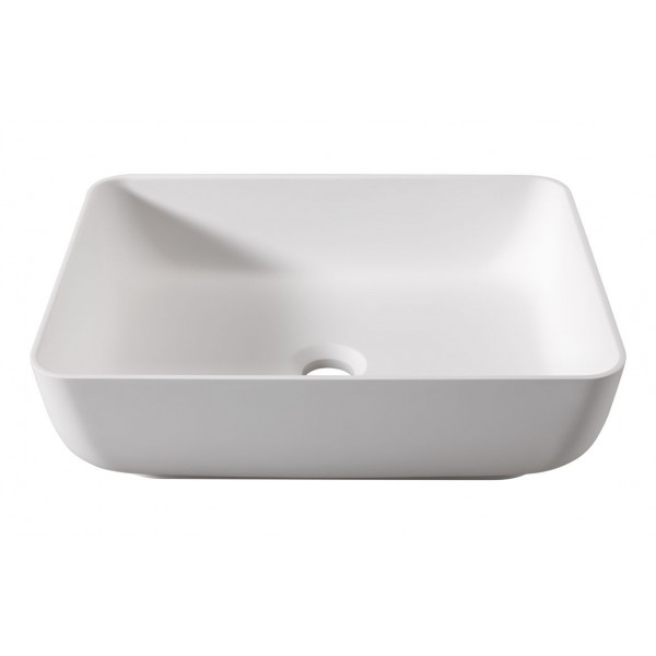 Abode Cava 450x350mm Tablet Basin - Chalk White