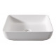 Abode Cava 450x350mm Tablet Basin - Chalk White