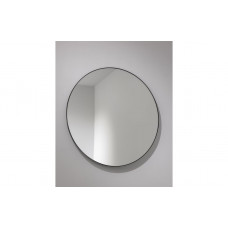 Abode Mayar 600mm Round Mirror - Matt Black
