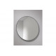 Abode Mayar 600mm Round Mirror - Matt Black