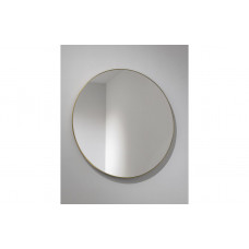 Abode Mayar 600mm Round Mirror - Brushed Brass