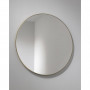 Abode Mayar 600mm Round Mirror - Brushed Brass