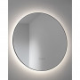Abode Mayar 600mm Round LED Mirror - Matt Black