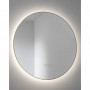 Abode Mayar 600mm Round LED Mirror - Brushed Brass