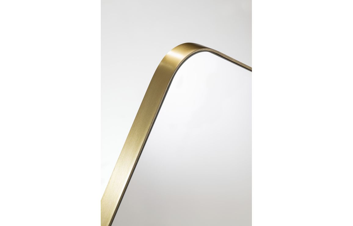 Abode Mayar 450x900mm Tablet Mirror - Brushed Brass