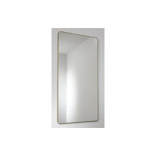 Abode Mayar 450x900mm Tablet Mirror - Brushed Brass