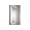 Abode Mayar 450x900mm Tablet LED Mirror - Matt Black
