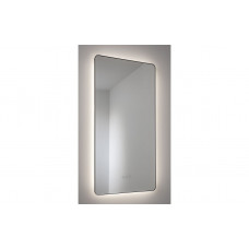 Abode Mayar 450x900mm Tablet LED Mirror - Matt Black