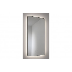 Abode Mayar 450x900mm Tablet LED Mirror - Matt Black