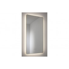 Abode Mayar 450x900mm Tablet LED Mirror - Brushed Brass