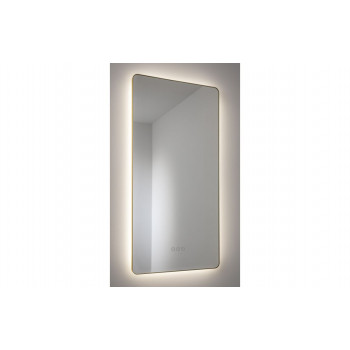 Abode Mayar 450x900mm Tablet LED Mirror - Brushed Brass